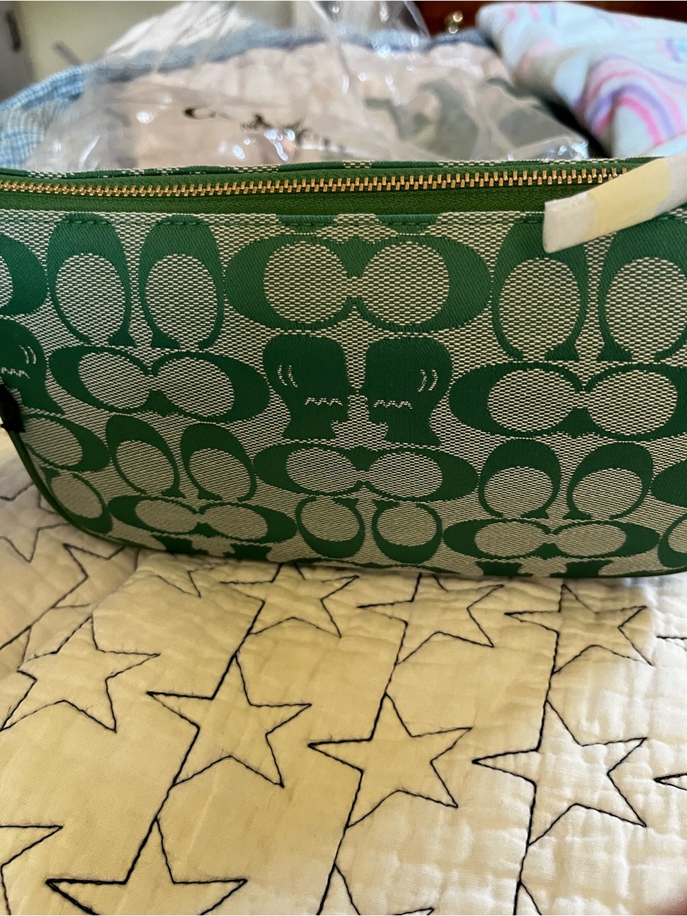 Coach X Braindead Green Plaza Bag. - Picture 11 of 16